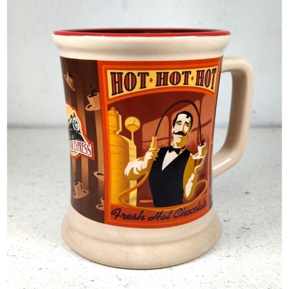 The Polar Express Fresh Hot Chocolate Coffee Collectible Mug Warner Brothers - Picture 6 of 12